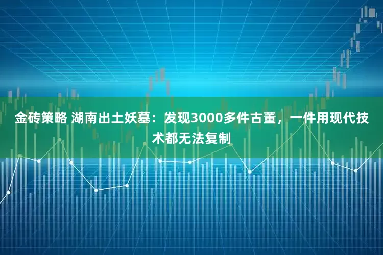 金砖策略 湖南出土妖墓：发现3000多件古董，一件用现代技术都无法复制